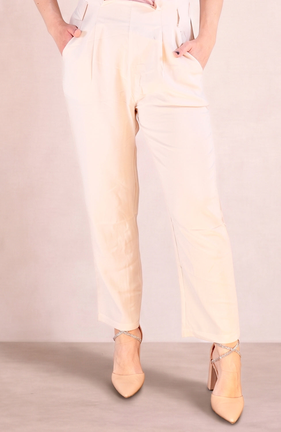 PANTALONE FLUIDO A VITA ALTA