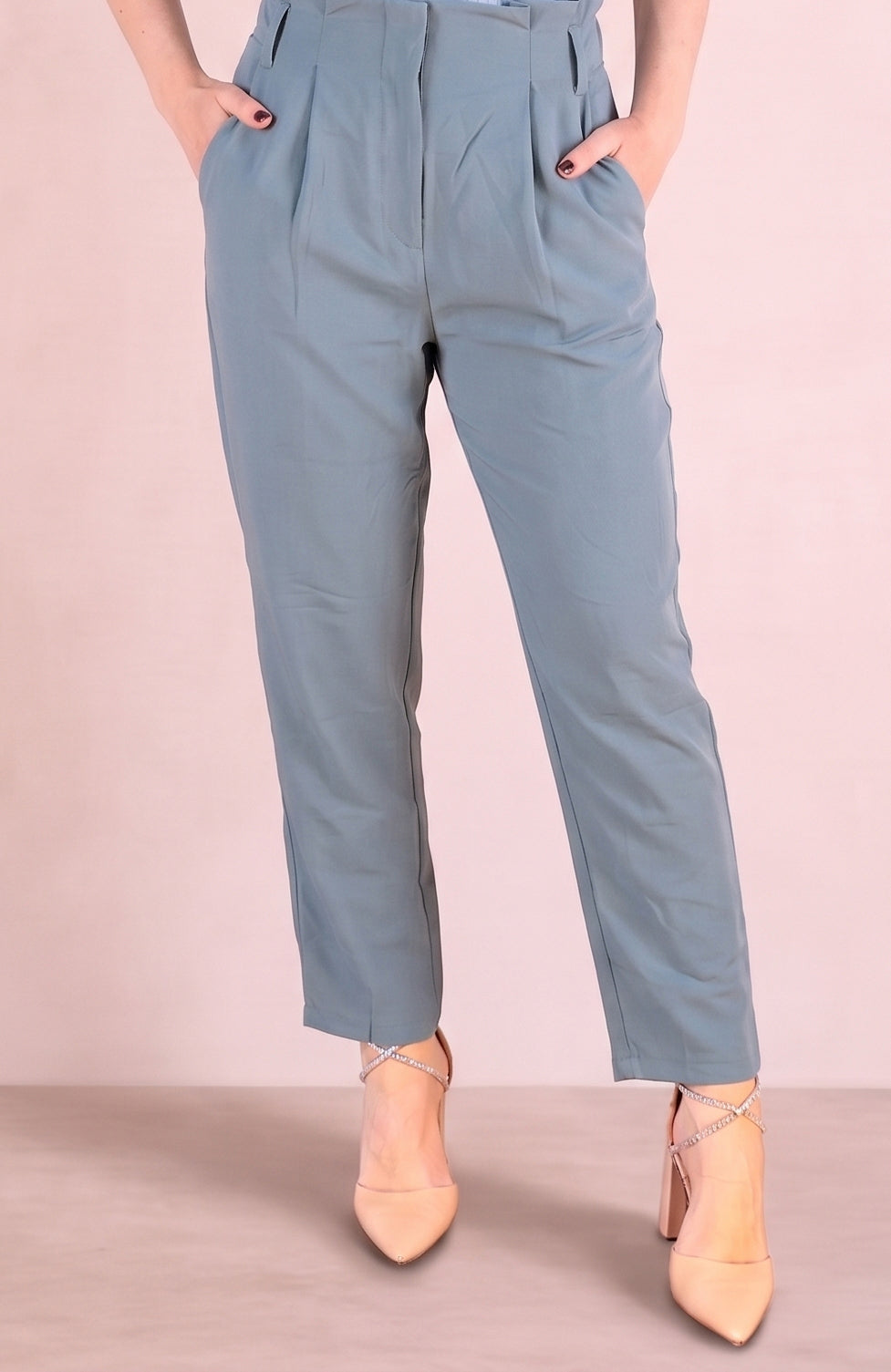 PANTALONE FLUIDO A VITA ALTA