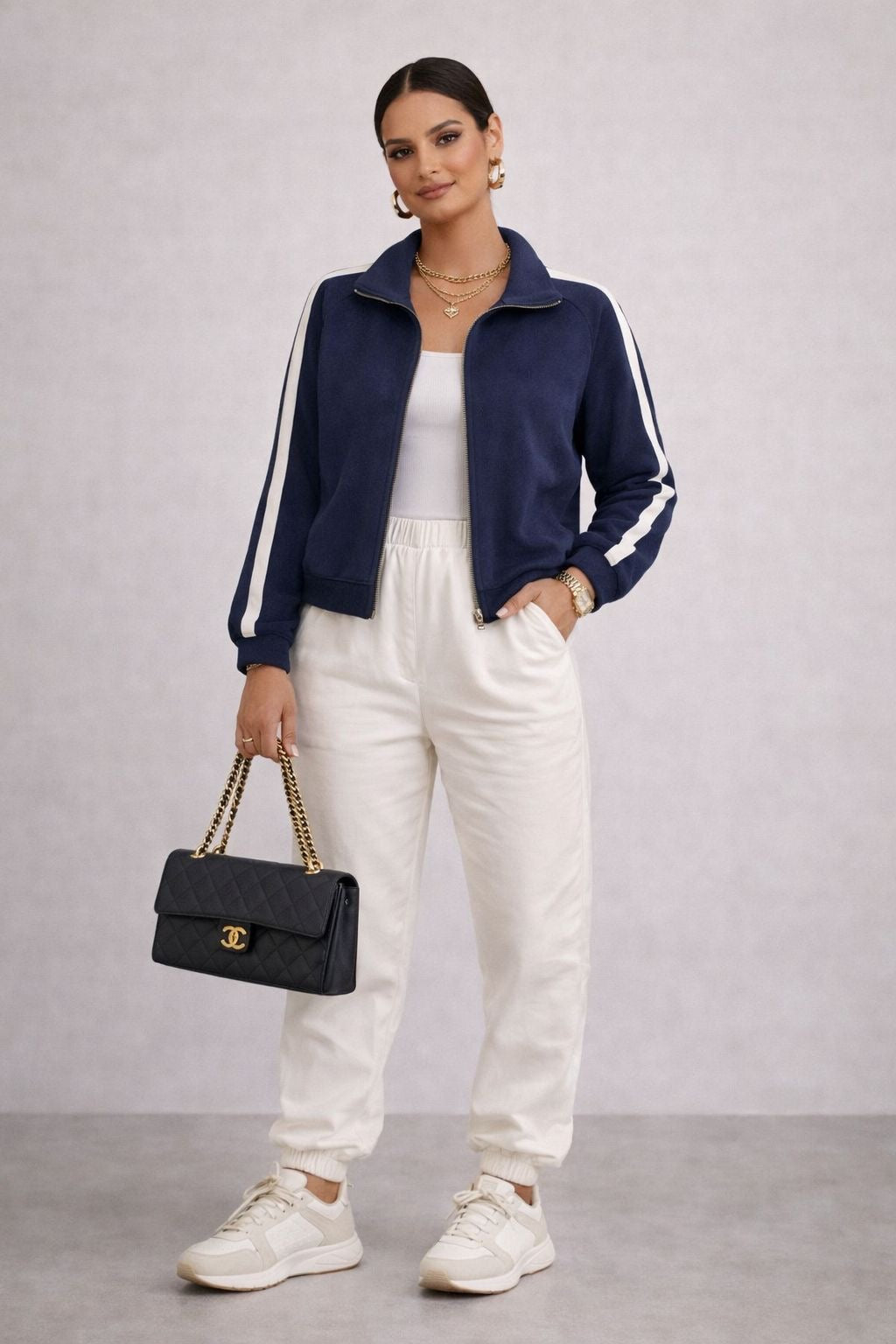SET 12 FELPE CROP 3 COLORI CON ZIP MADE IN ITALY