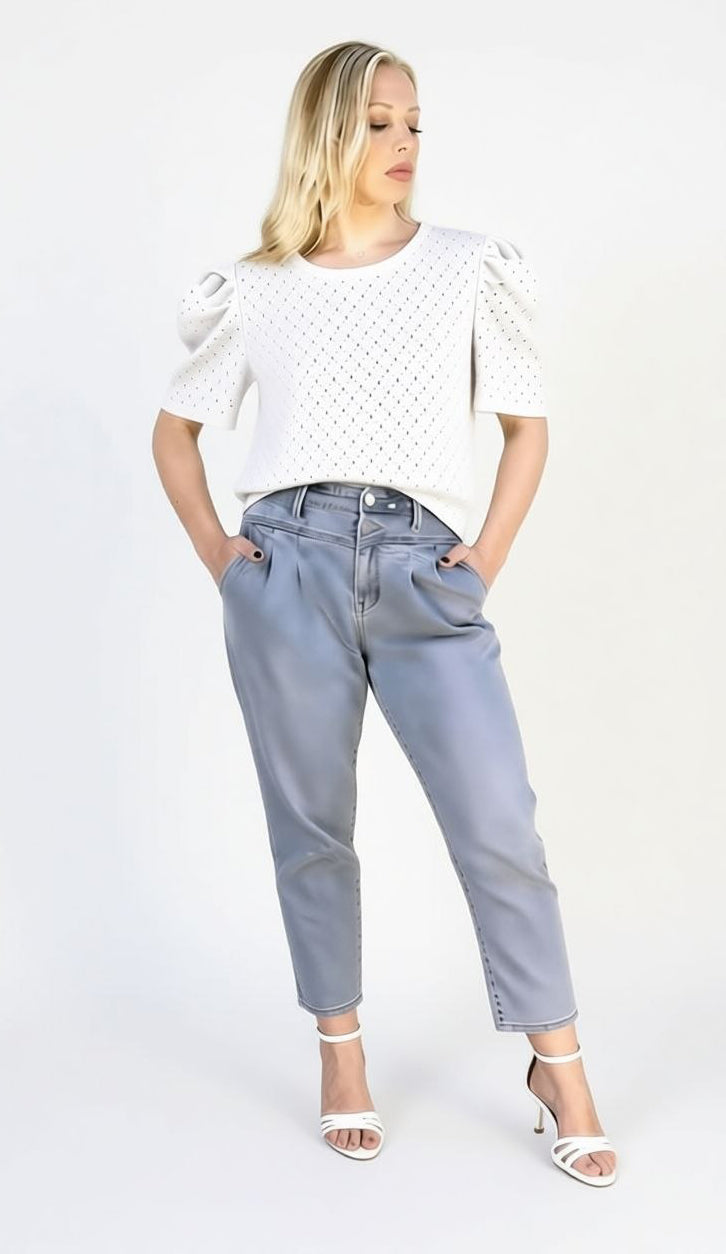 MAGLIA CON TEXTURE TRAFORATA