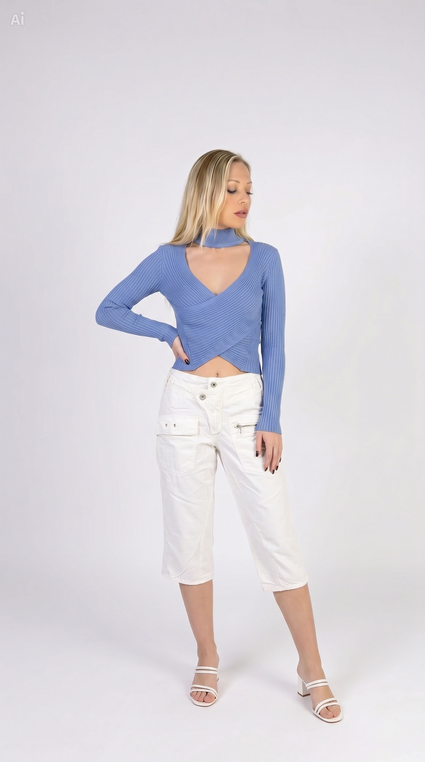 BOX BIANCO AZZURRA