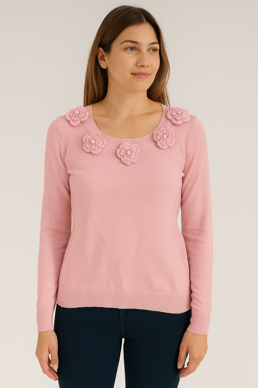 MAGLIONCINO "FLOWERS"