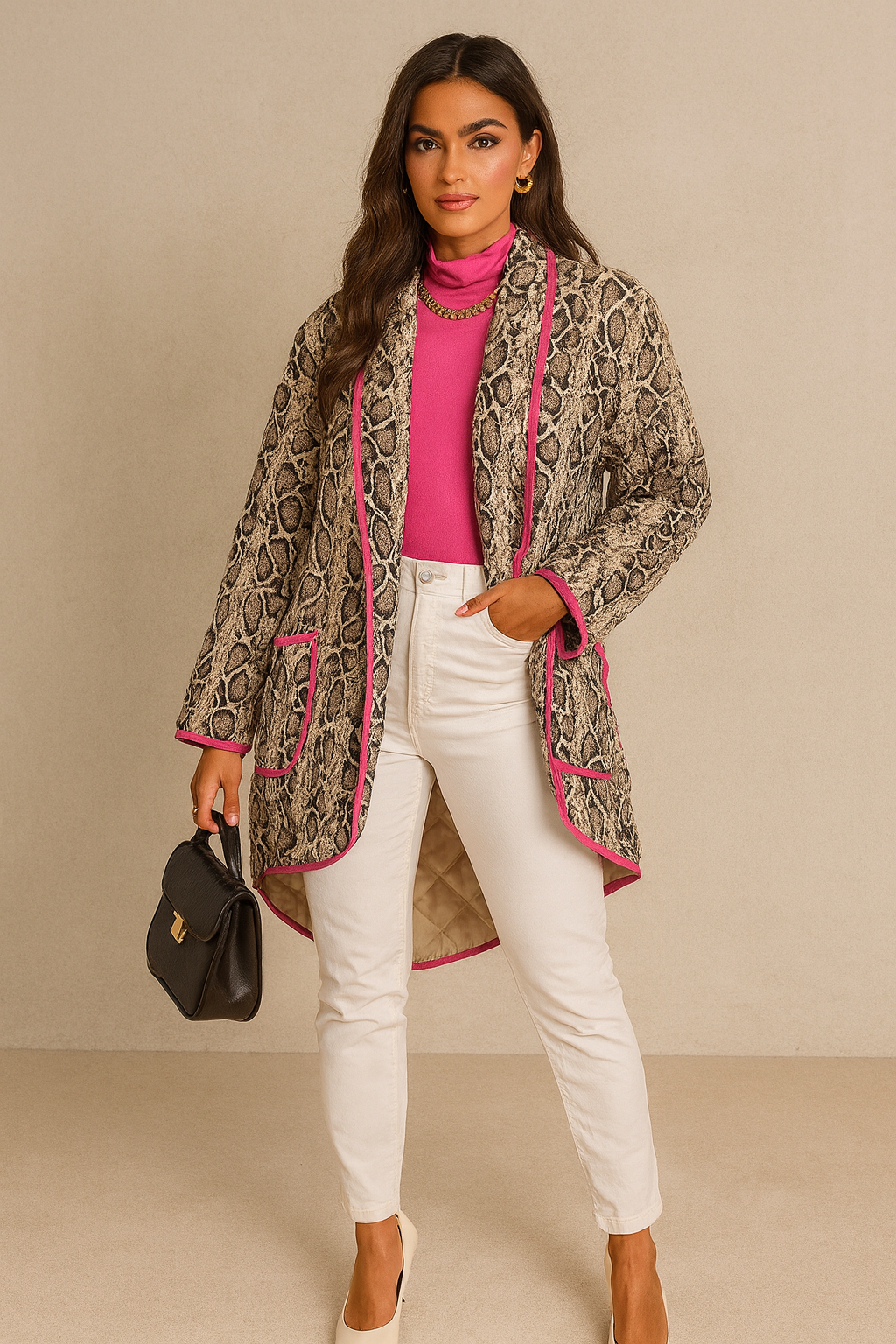 BOX BIANCO&FUXIA ANIMALIER