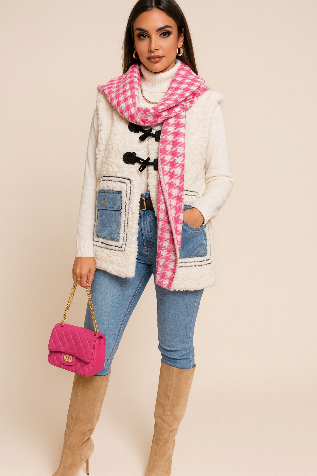 BOX BIANCO&FUXIA ANIMALIER