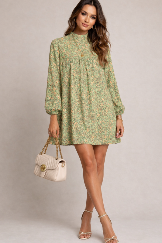 ABITO MIDI A FIORELLINI