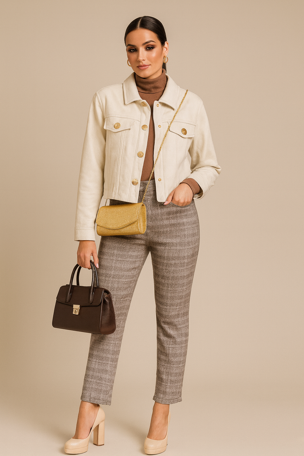 BOX PELLICCIA BEIGE&ANIMALIER