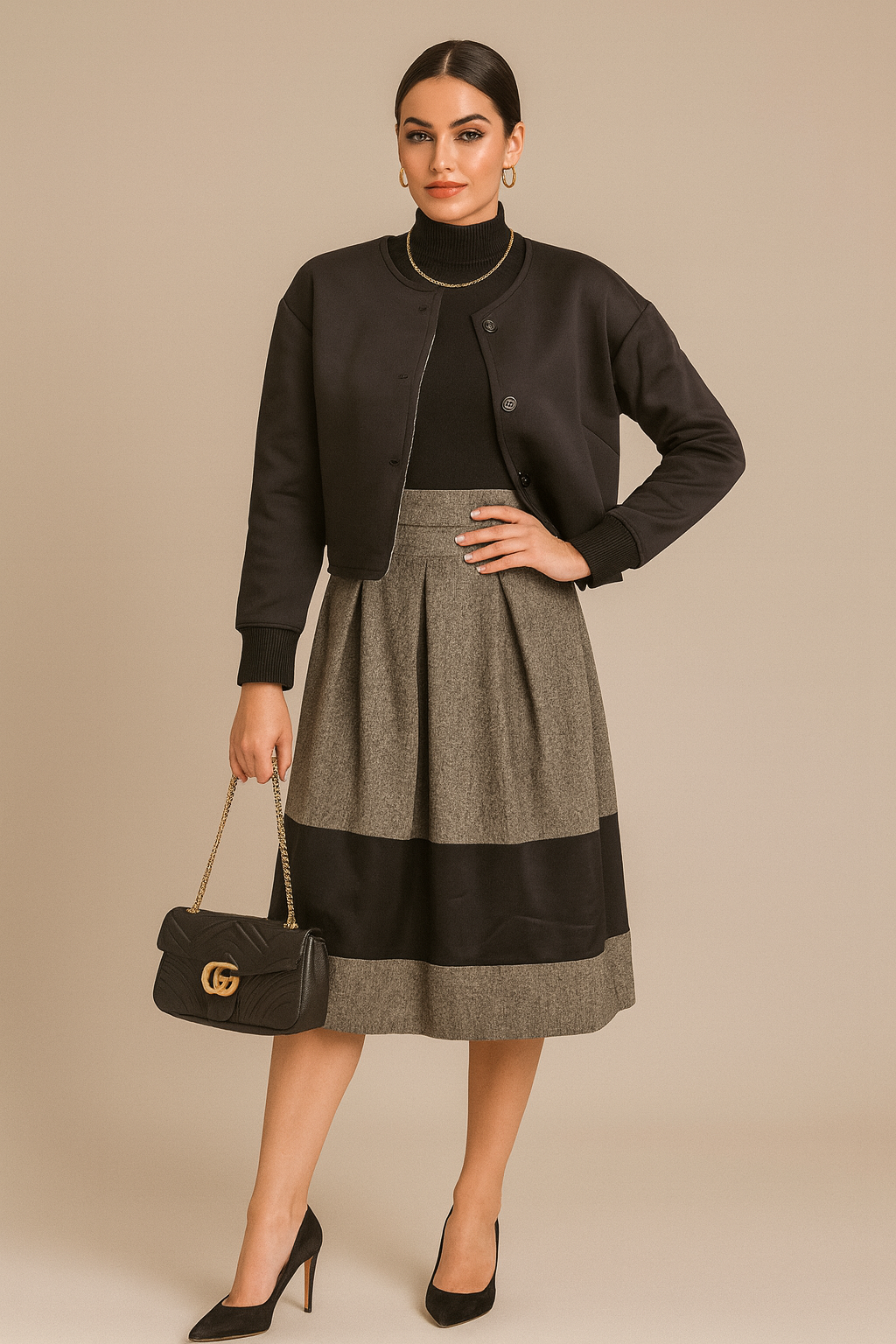 BOX PELLICCIA BEIGE&ANIMALIER