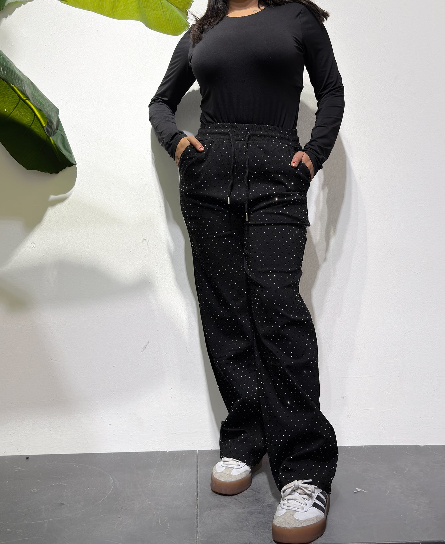 PANTALONE BRILLANTINATO