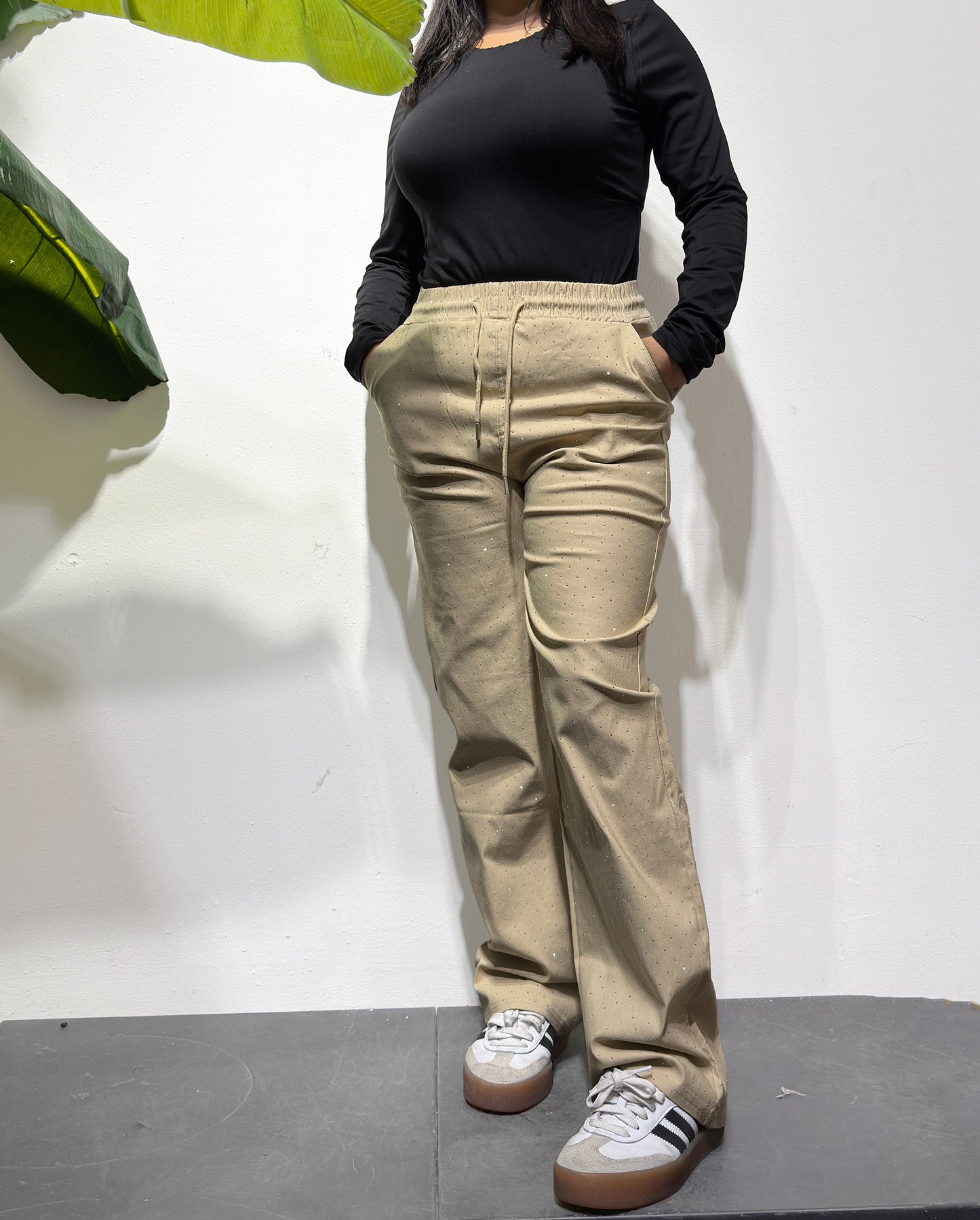 PANTALONE BRILLANTINATO